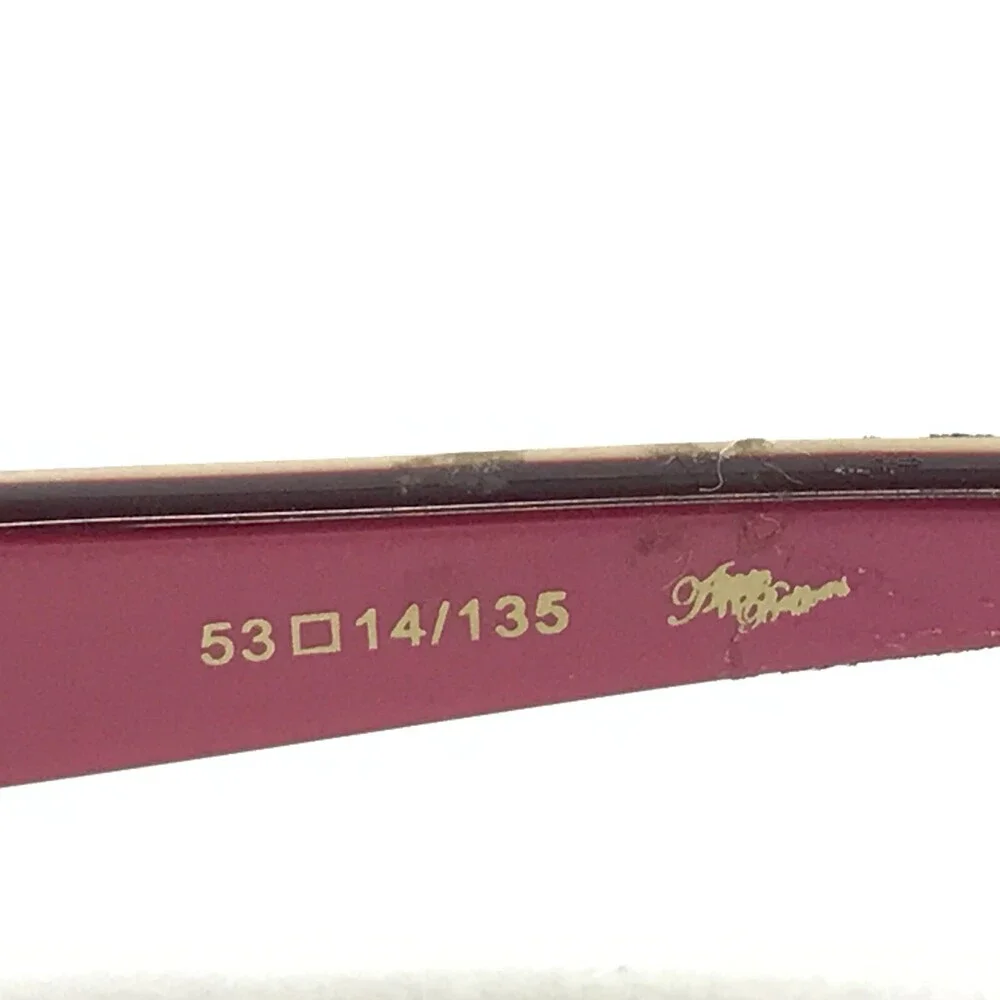 Apple Bottoms Eyeglasses Frames AB 730A-1 Brown Horn Red Rectangular 53-14-135